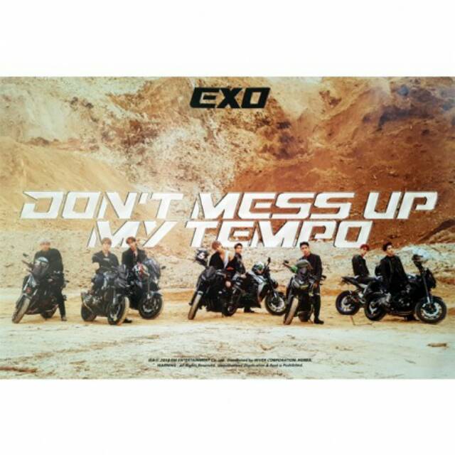 Jual POSTER EXO DON T MESS UP MY TEMPO Indonesia Shopee Indonesia