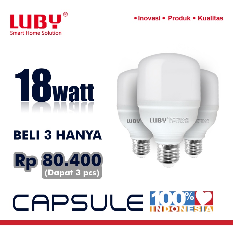 Jual Paket Hemat Led Capsule Luby Watt Pcs Shopee Indonesia