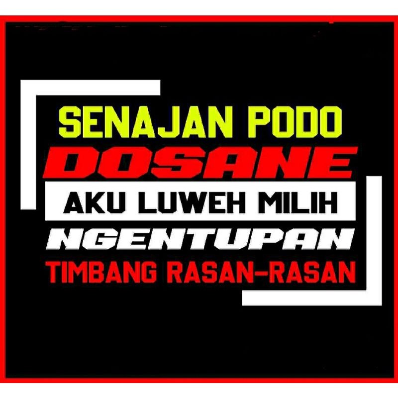 Jual STICKER KACA PINTU MOBIL TRUCK PICK UP L300 STIKER KATA KATA