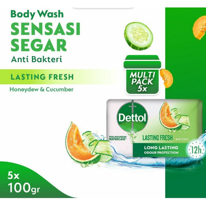 Jual Dettol Sabun Batang Lasting Fresh 100gr Shopee Indonesia