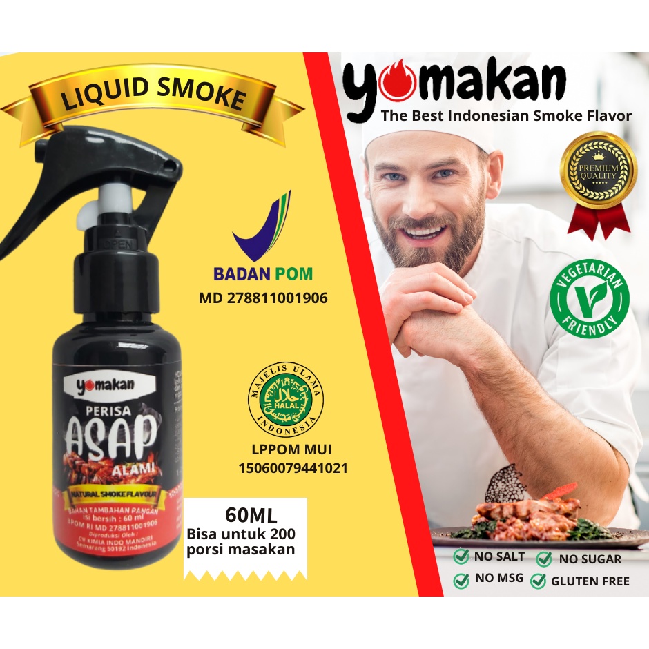 Jual Yomakan Bumbu Asap Semprot Alami Aroma Asap Smoky Aroma Smoky