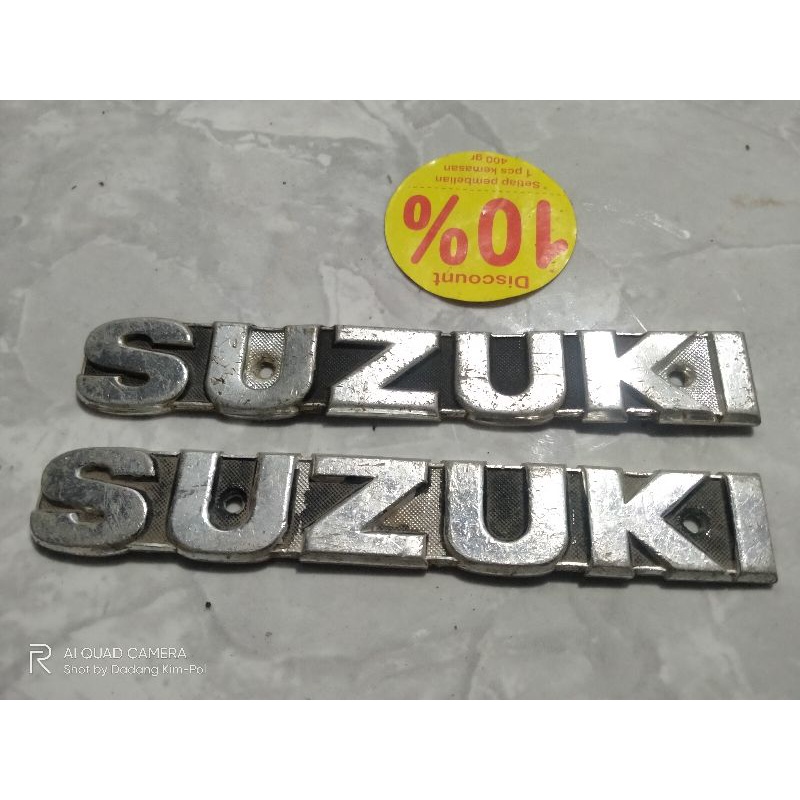 Jual Emblem Tangki Suzuki Gp100 Gp125 A100 Tua Gt100 Shopee Indonesia