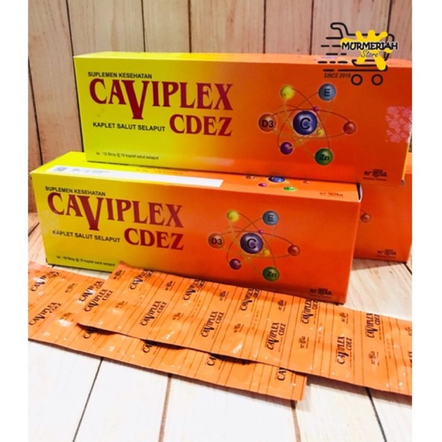 Jual Caviplex Cdez Box Isi Strip Kaplet Vit C D E Zinc