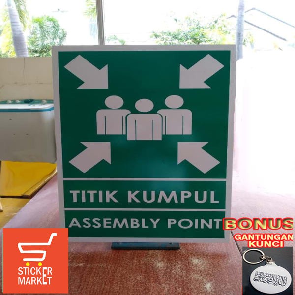 Jual Safety Sign Titik Kumpul Lambang Titik Kumpul Rambu Rambu The