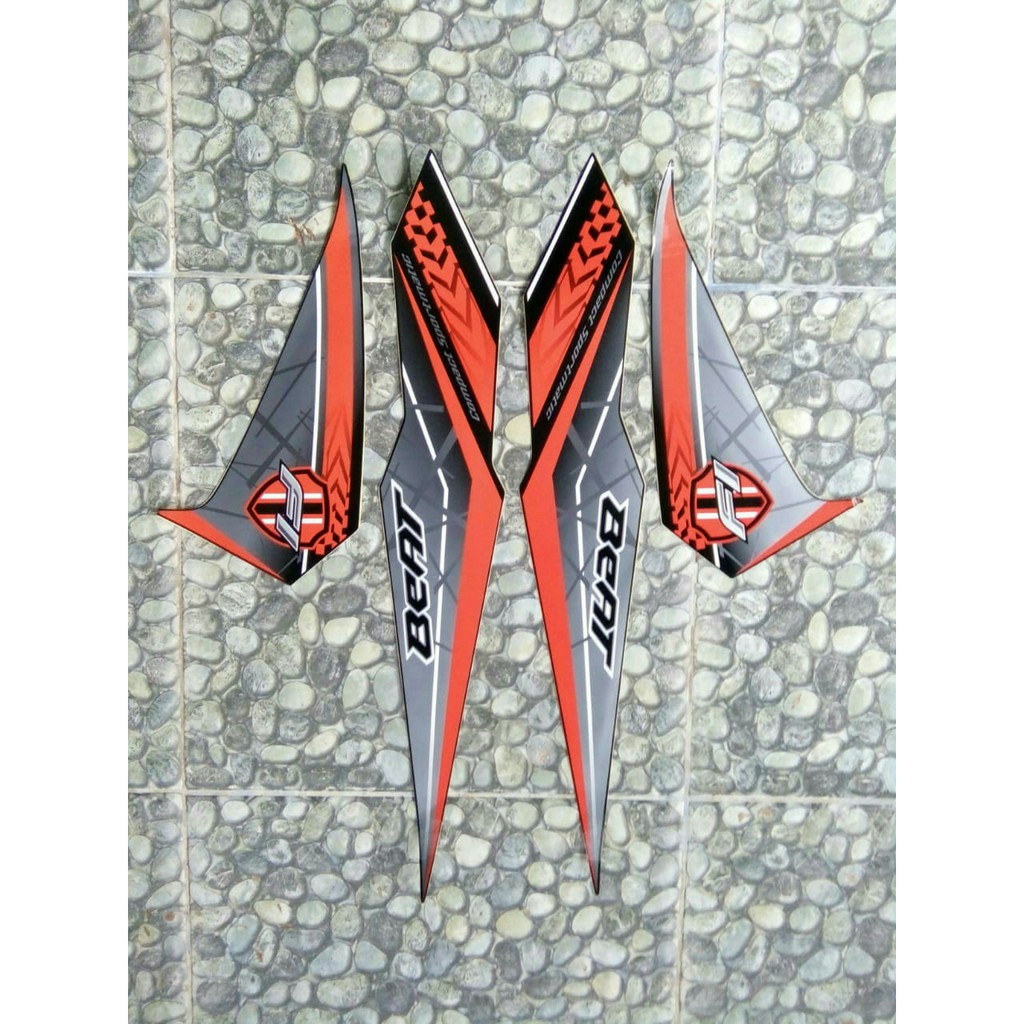 Jual Stiker Striping Honda Beat Fi New 2017 Eco Shopee Indonesia