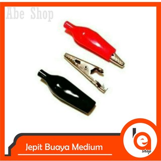 Jual Capit Buaya Jepit Buaya Ukuran Medium Sedang Aki Alligator Clip