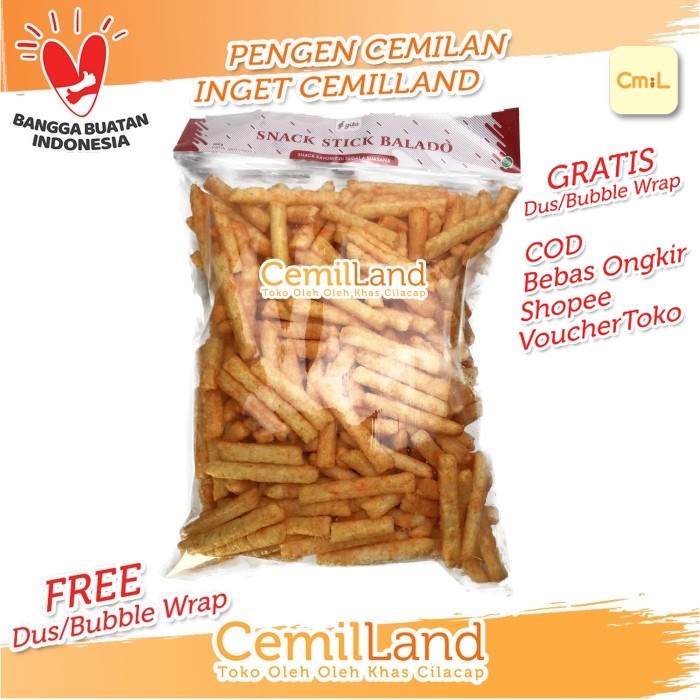 Jual Stick Stik Balado Makanan Ringan Gita Snack Shopee Indonesia