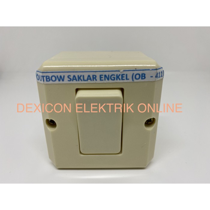 Jual Outbox Saklar Engkel OB Saklar Tunggal Saklar Murah Saklar Dexicon