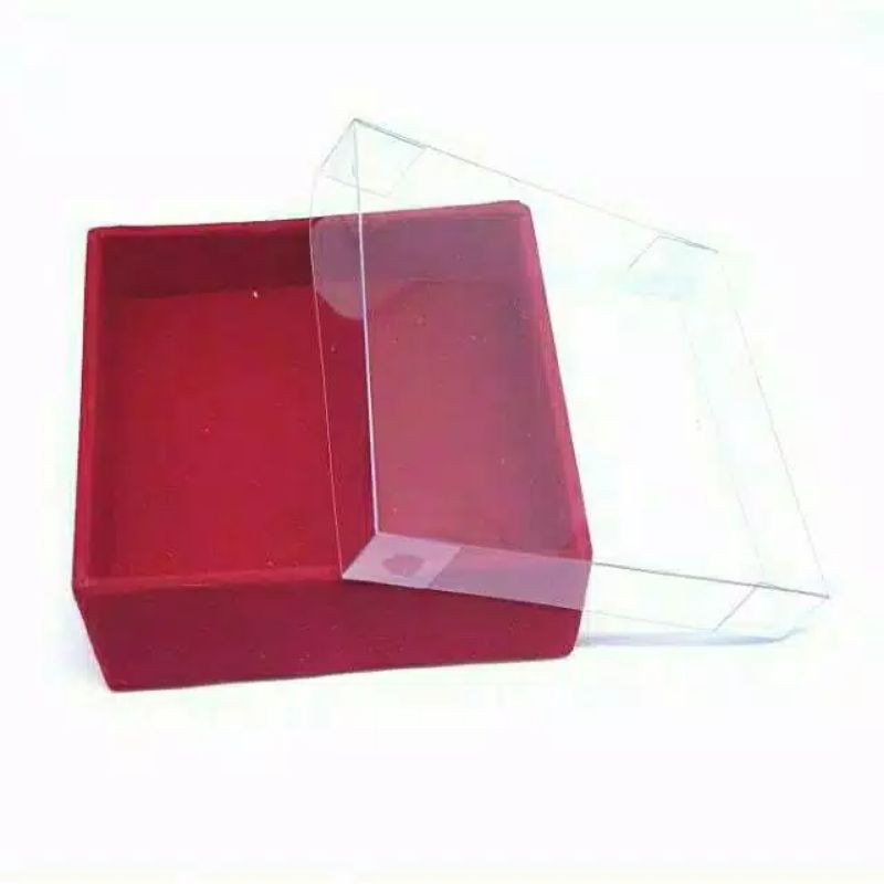 Jual Box Perhiasan 8x8cm Box Souvenir Beludru Premium Shopee Indonesia