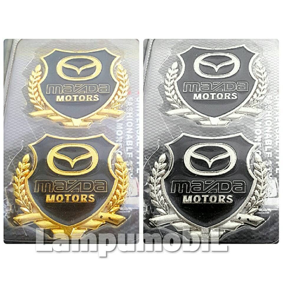 Jual Emblem Besi Logo MAZDA Motors Gold Or Silver Shopee Indonesia