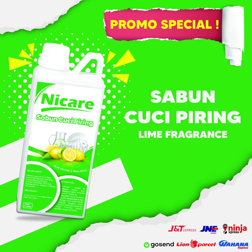 Jual Nicare Sabun Cuci Piring Aroma Jeruk Nipis Ml Liter