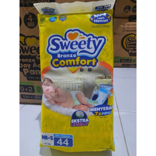 Jual Sweety Bronze Comfort NBS 44 Untuk Bayi Baru Lahir Tipe Perekat