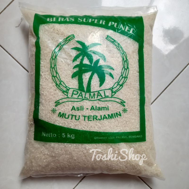 Jual Beras Punel 5 Kg Beras PALMAL 5 Kg Shopee Indonesia