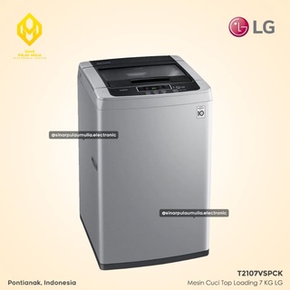 Jual LG Mesin Cuci Top Loading 7 KG Inverter T2107VSPCK T 2107