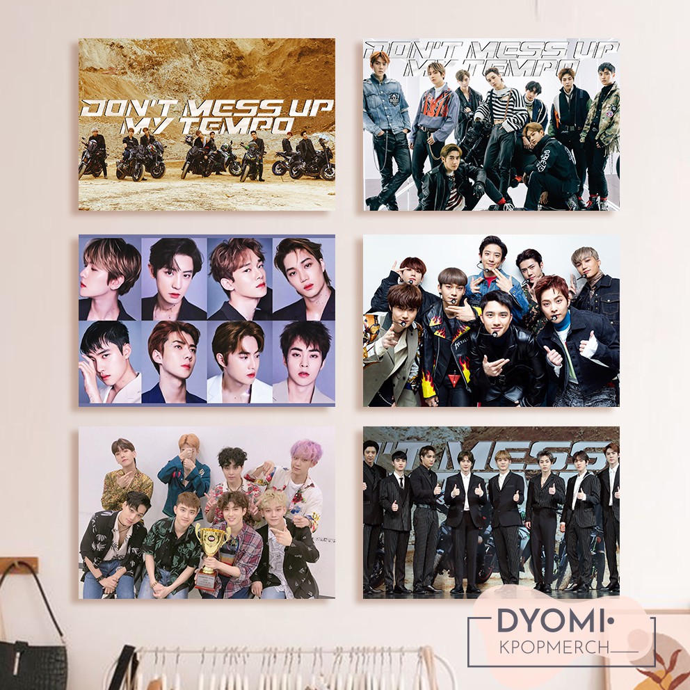 Jual Poster Kayu Exo Hiasan Dinding Kpop Poster Kayu Kpop Dekorasi