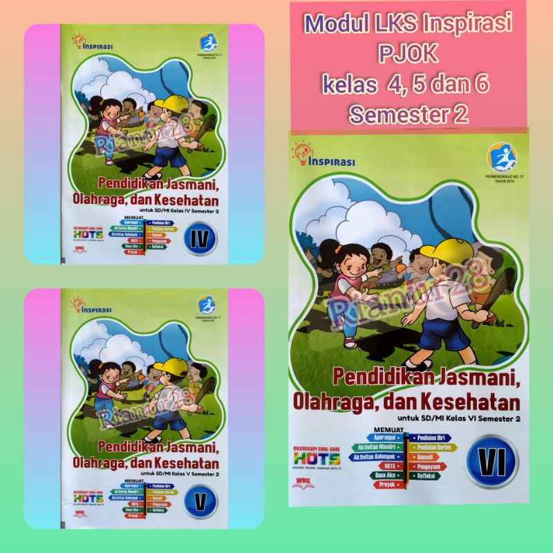 Jual Modul Lks PJOK Kelas 4 5 6 SD MI Inspirasi Shopee Indonesia