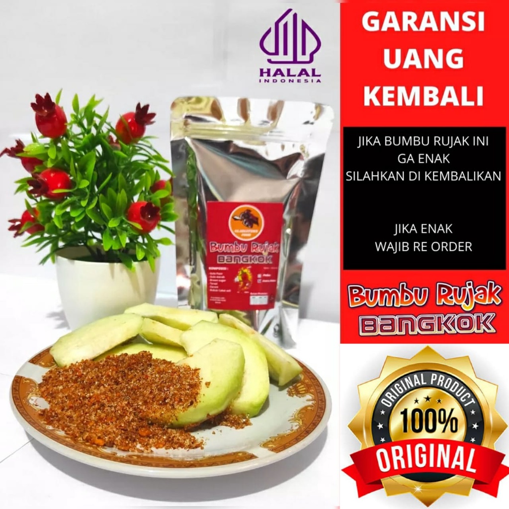 Jual BUMBU RUJAK BANGKOK 100 GRAM PEDAS Shopee Indonesia