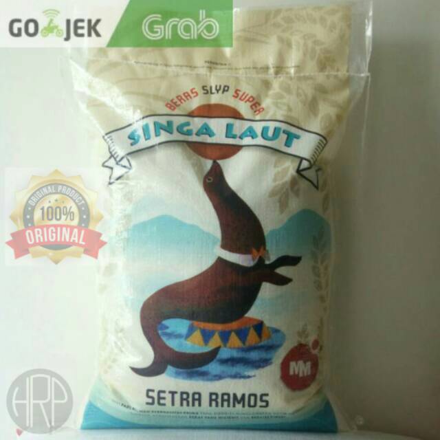 Jual Beras Setra Ramos Slyp Premium Cap Singa Laut Kg Beras Pulen