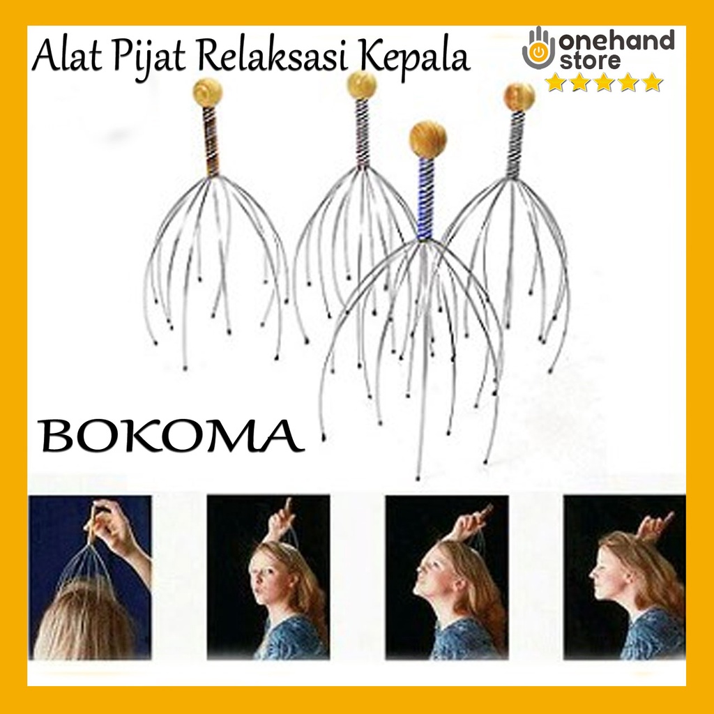 Jual Alat Pijat Kepala Bokoma Massage Tanpa Listrik Healthy Head Manual