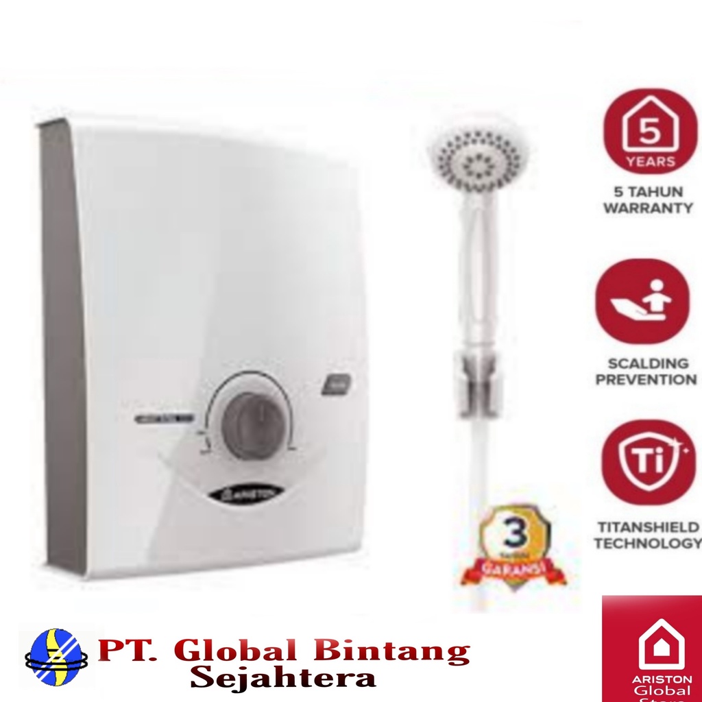 Jual Ariston Instant Water Heater Aures Easy 2400 Watt Shopee Indonesia