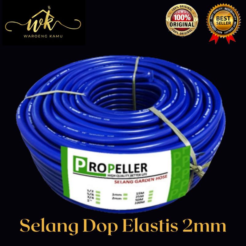 Jual MURAH Selang Air Elastic Flex 3 4 TEBAL Merk PROPELLER GOLDCOIN