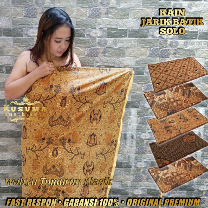 Jual Kain Jarik Batik Klasik Solo Motif Wahyu Tumurun Jarit Sewek Etnik