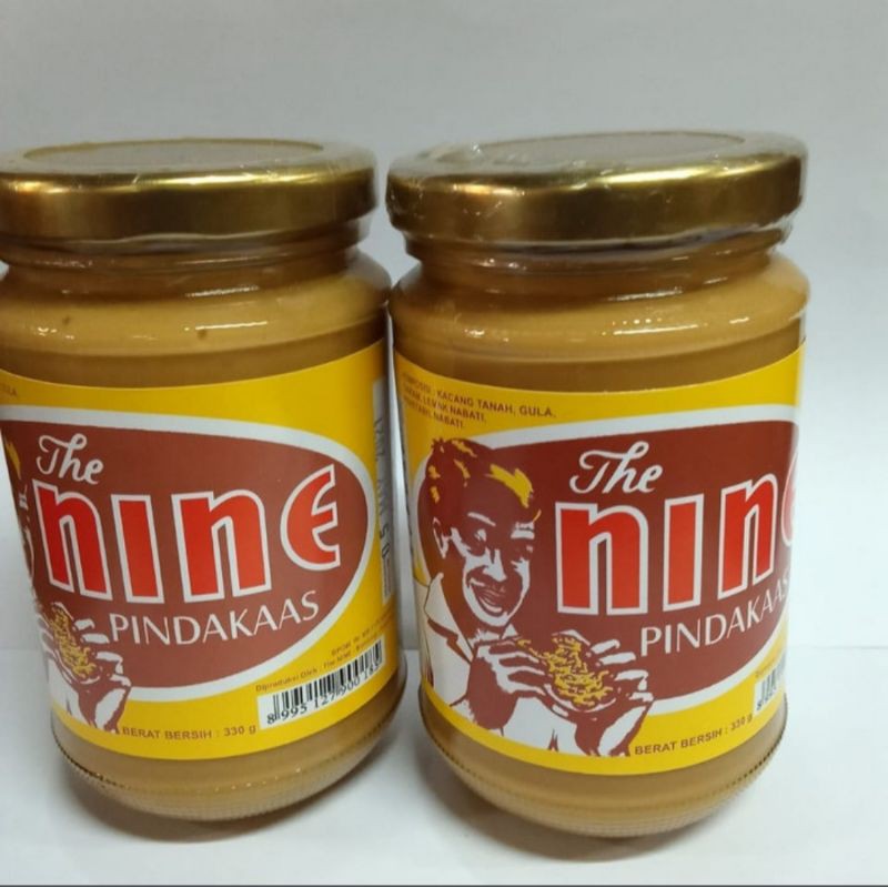 Jual Selai Kacang Nine Jam Pindakaas 330 Gr Peanut Butter Shopee