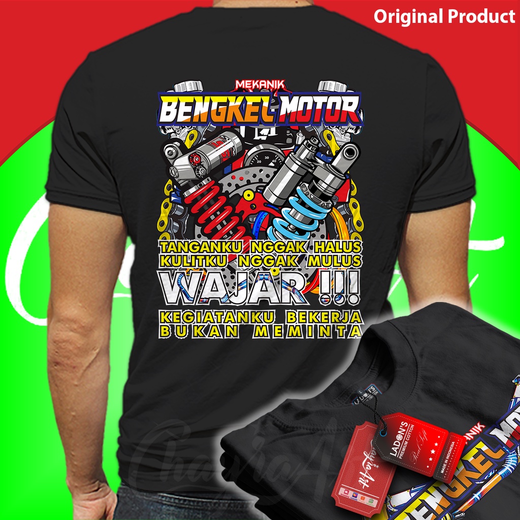 Jual Kaos Bengkel Motor Mekanik Herex Distro Harga Murah