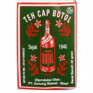 Jual Teh Cap Botol Hijau Biru Teh Tubruk Gr Eceran Shopee Indonesia