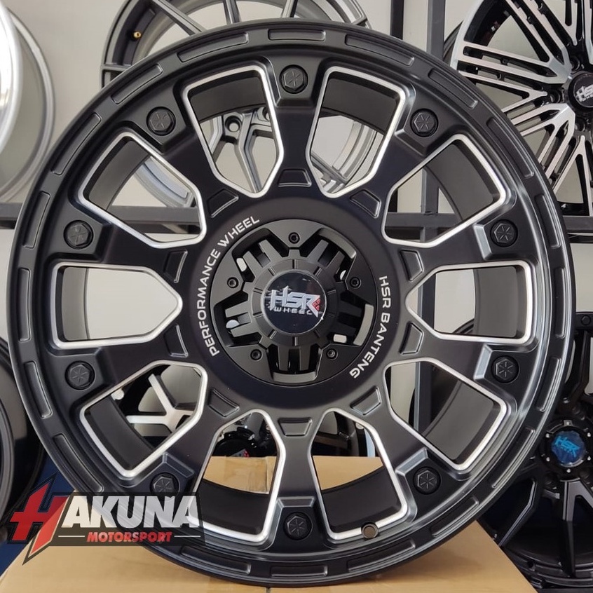 Jual Velg Mobil Racing R20 HSR BANTENG Pelek Ring 20 Buat Pajero