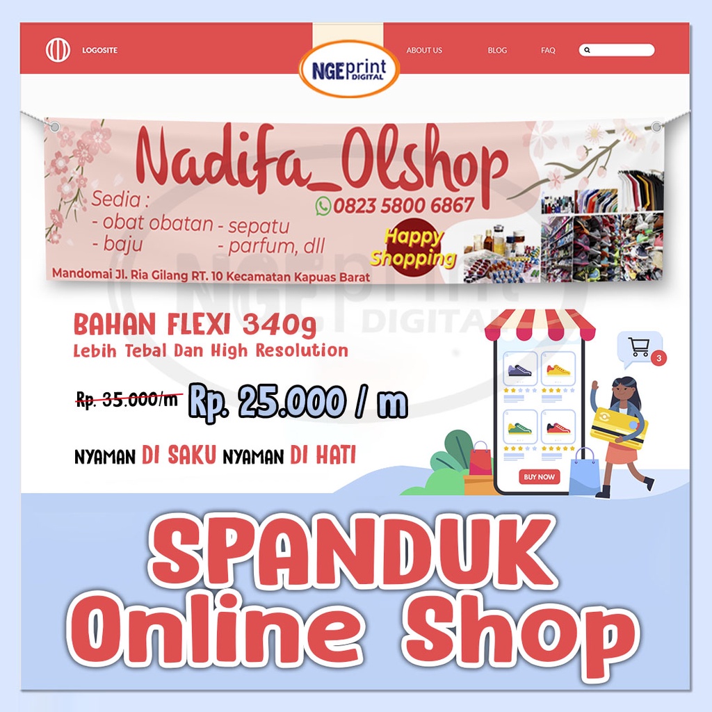 Contoh Desain Spanduk Contoh Banner Olshop My Ads Porn Sex Picture