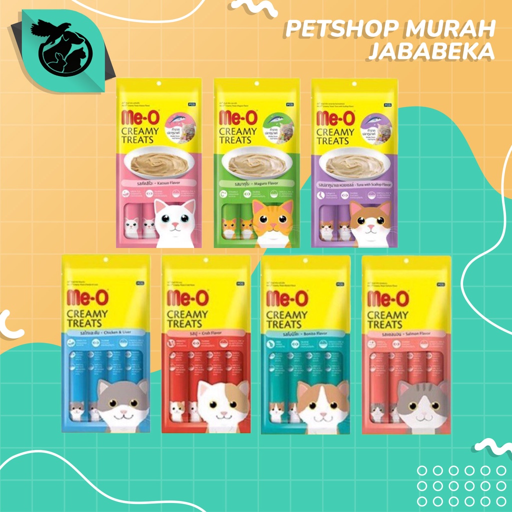 Jual Meo Creamy Treats Snack Kucing Me O Meo Gram Shopee Indonesia