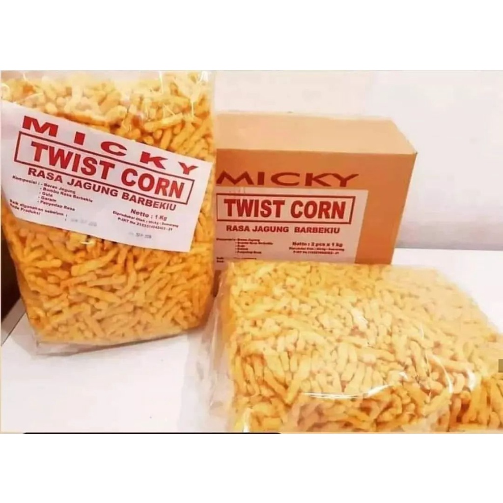 Jual Micky Twist Corn Bbq Kemasan Kg Shopee Indonesia