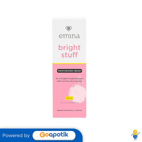 Jual Emina Bright Stuff Moisturizing Cream Ml Tube Shopee Indonesia