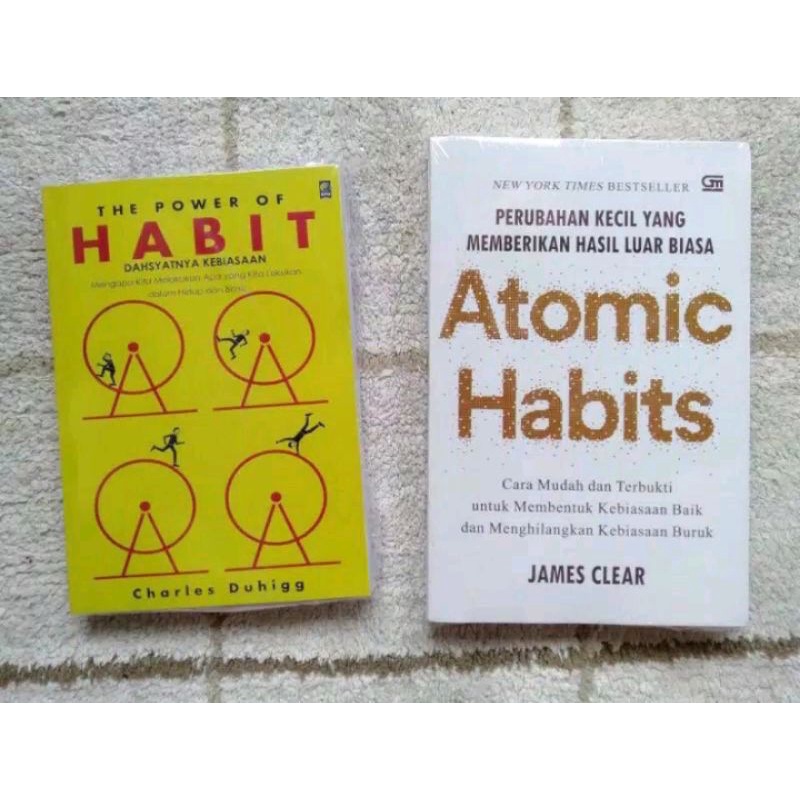 Jual Cod The Power Of Habit Dan Atomic Habits Buku Shopee