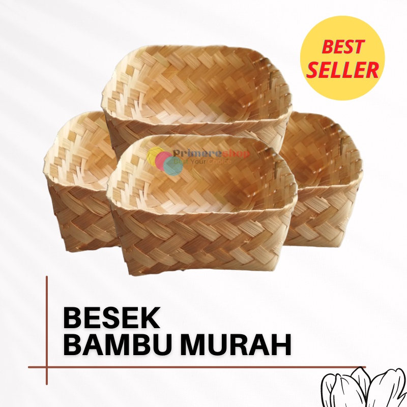 Jual Besek Nasi Buat Hajatan X Satuan Murah Besek Bambu Murah