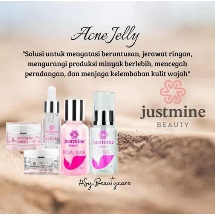 Jual JUSTMINE Beauty Skincare ACNE JELLY NIGHT GLOW ACNE MORE ULTIMA