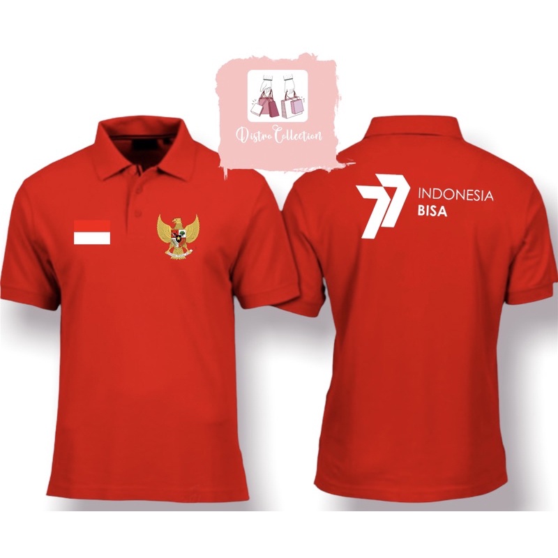 Jual POLO HUT RI 77 INDONESIA BISA POLO DISTRO Shopee Indonesia