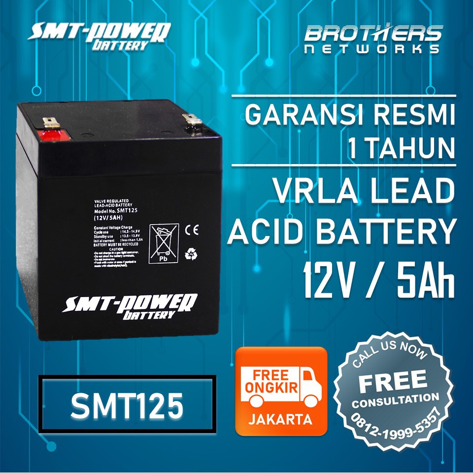 Jual BATTERY SAMOTO Untuk UPS APC AKI KERING BATERAI VRLA SMT 12V