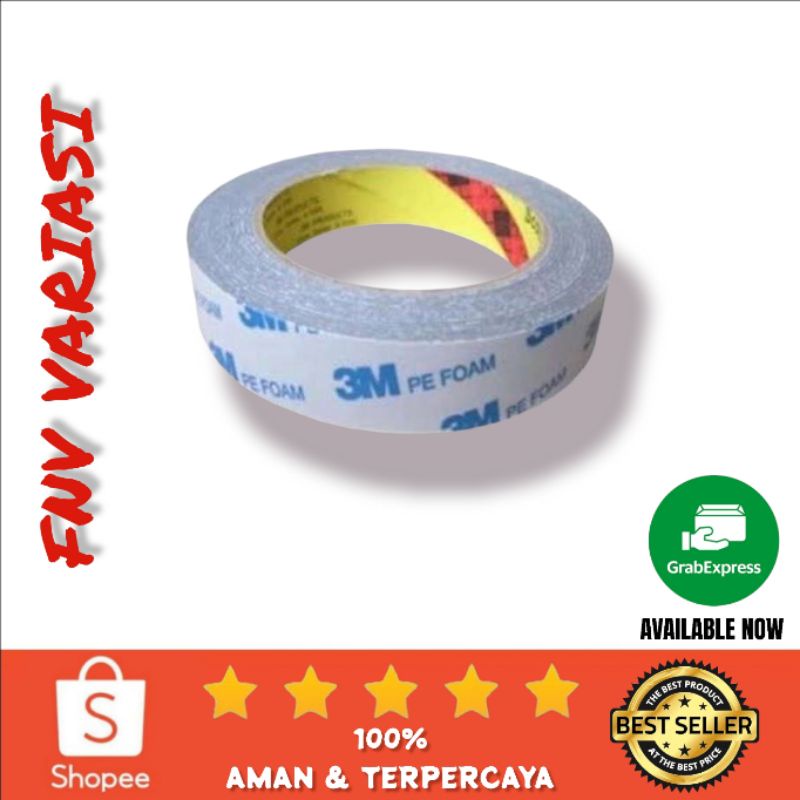 Jual Isolasi Double Tape Bolak Balik M Putih Shopee Indonesia