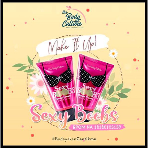 Jual Sexy Boobs Breast Cream Pengencang Krim Payudara The Body