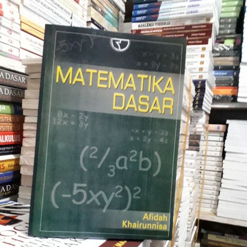 Buku Matematika Dasar Afidah Khairunnisa Shopee Indonesia