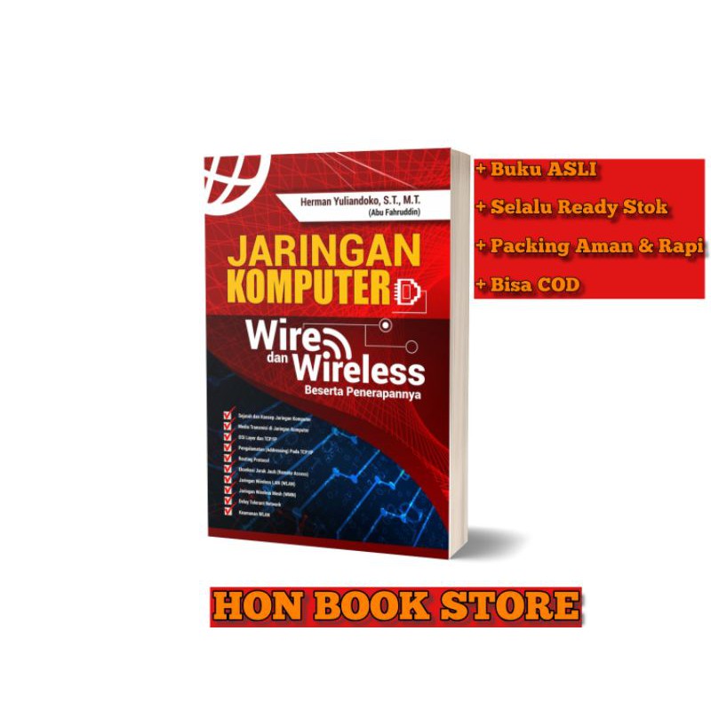 Jual Buku Jaringan Komputer Wire Dan Wireless Beserta Penerapannya