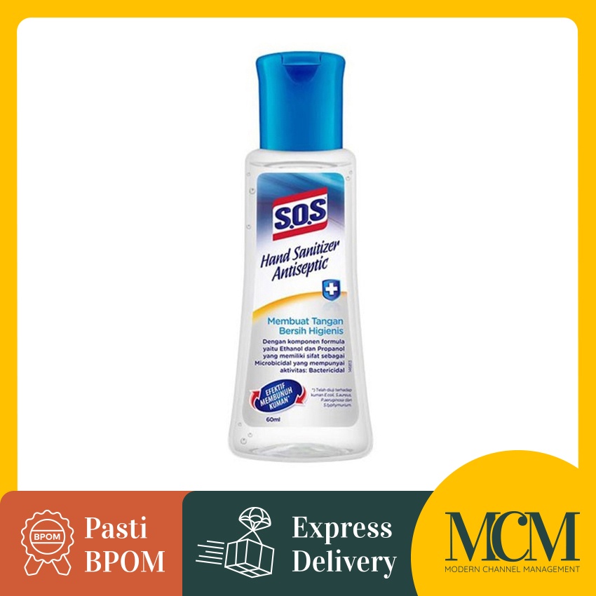 Jual SOS Hand Sanitizer Antiseptic Gel 60 ML FREE GIFT Shopee