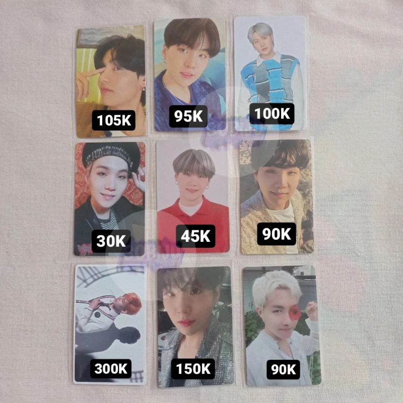 Jual Pc Photocard Bts Taehyung V Yoongi Suga Bts Sla Sa Mcb Route Mots