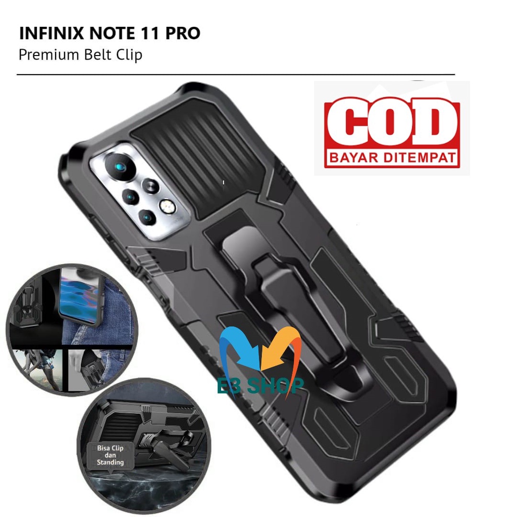 Jual Infinix Note Pro Casing Standing Back Klip Hard Case Robot New