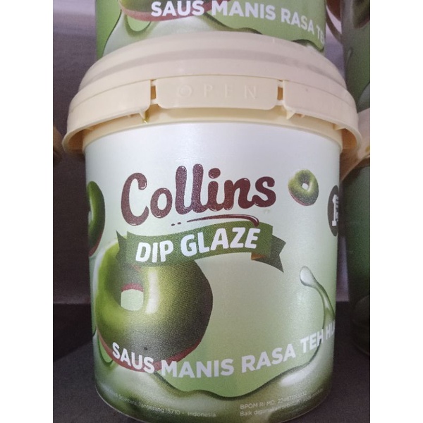 Jual Selai Collins Dip Glaze Green Tea 1 Kg Shopee Indonesia