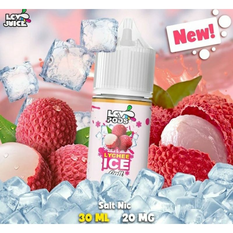 Jual Liquid LCV Salt Nic Lychee Ice 30ML LCV Saltnic Leci Shopee