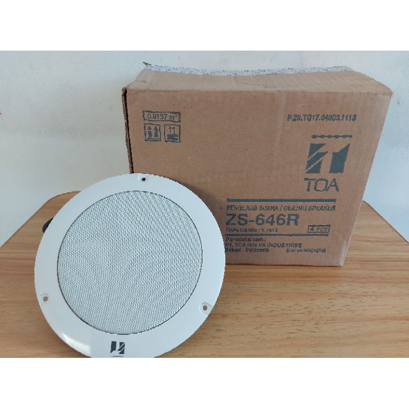 Jual Ceiling Speaker Plafon Toa Zs R Bulat Shopee Indonesia