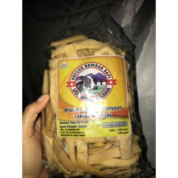 Jual Kerupuk Kulit Sapi Krecek Rambak Shopee Indonesia